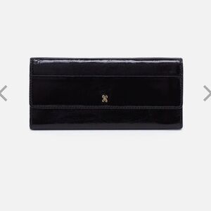 NWT HOBO Jill large trifold leather wallet.